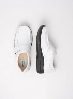 DAMES Wolky Instappers|Herfst/Winter<Roll Strap - wit leer