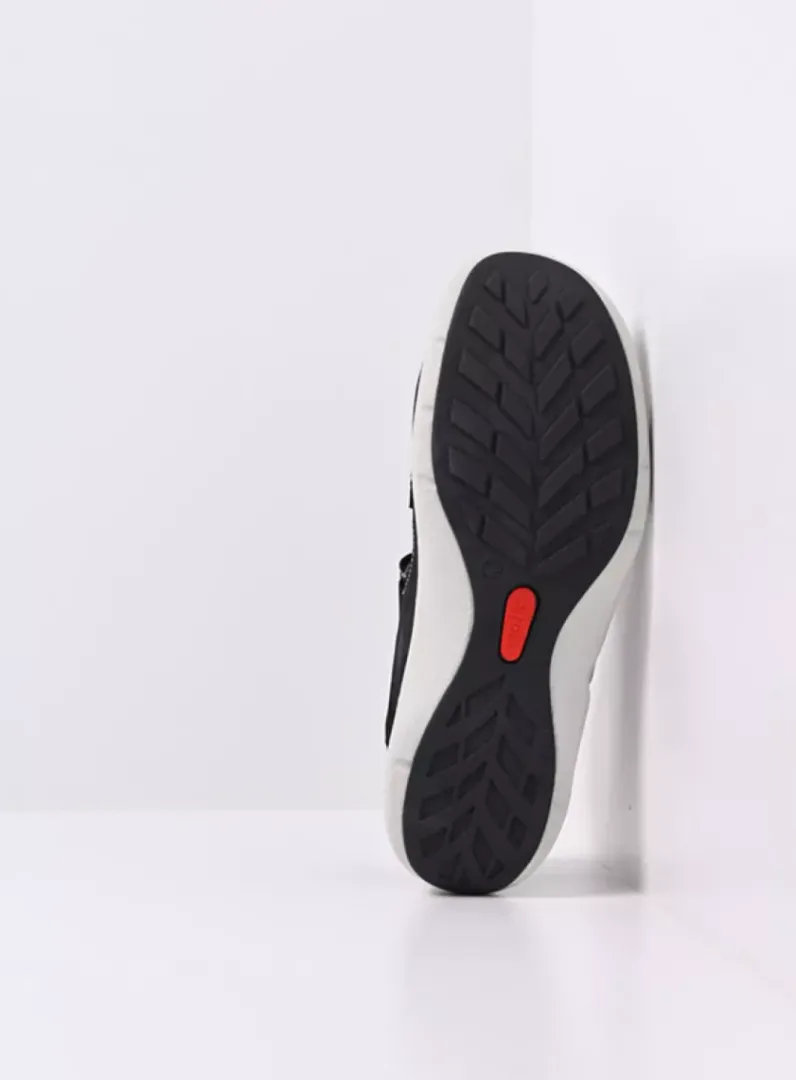 DAMES Wolky Sandalen<Rolling Sun - zwart effectleer