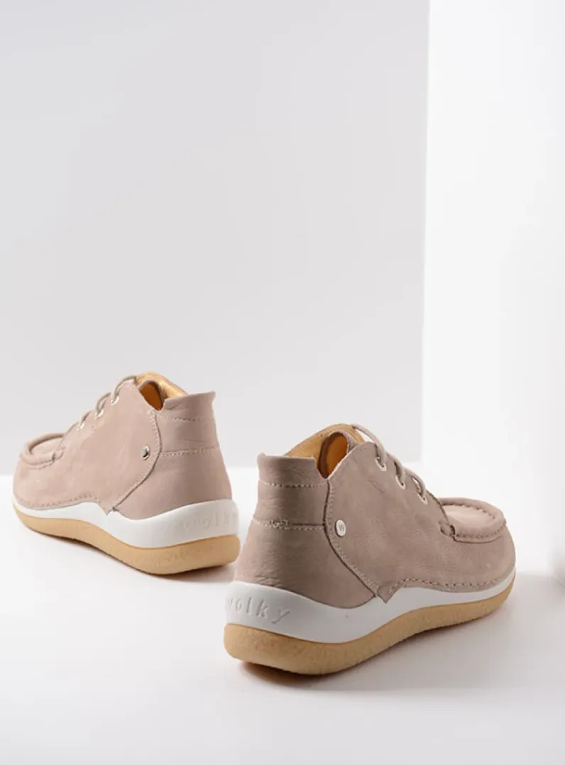 DAMES Wolky Lage Veterschoenen|Hoge Veterschoenen<Rosella - safari nubuck