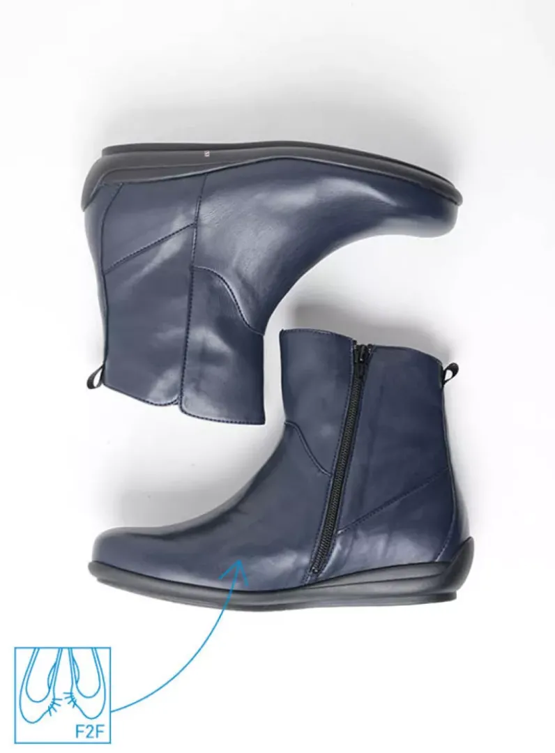 DAMES Wolky Herfst/Winter|Enkellaarsjes<Ryland F2F - blauw biocare