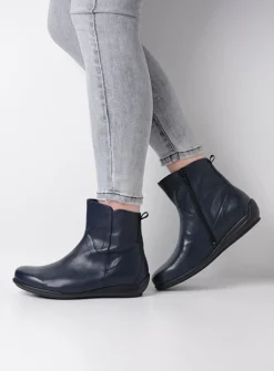 DAMES Wolky Herfst/Winter|Enkellaarsjes<Ryland F2F - blauw biocare