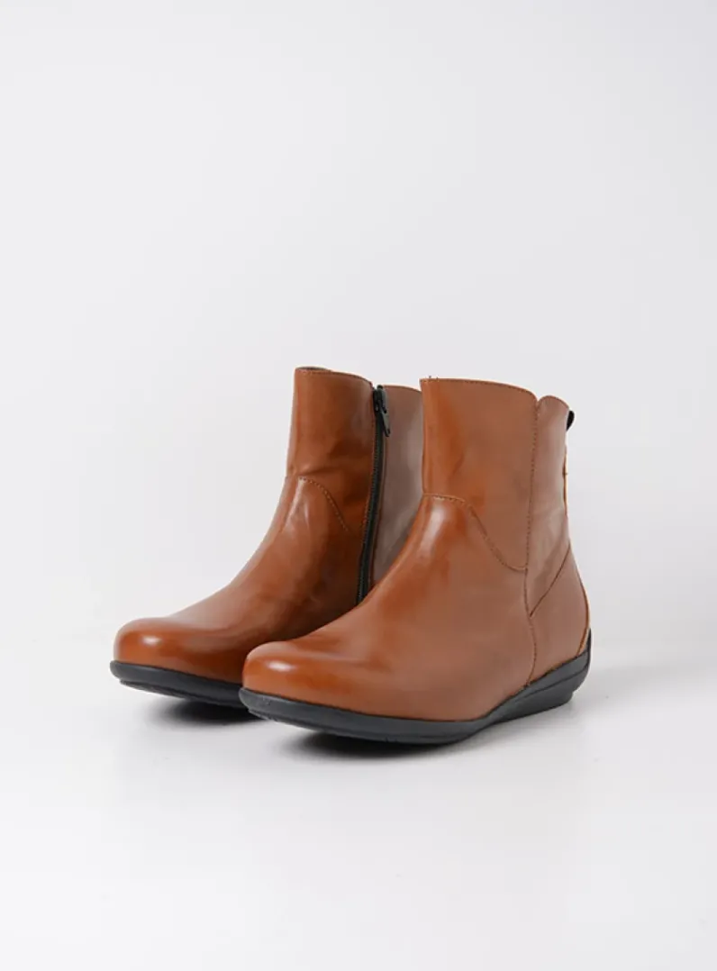 DAMES Wolky Herfst/Winter|Enkellaarsjes<Ryland F2F - brandy biocare
