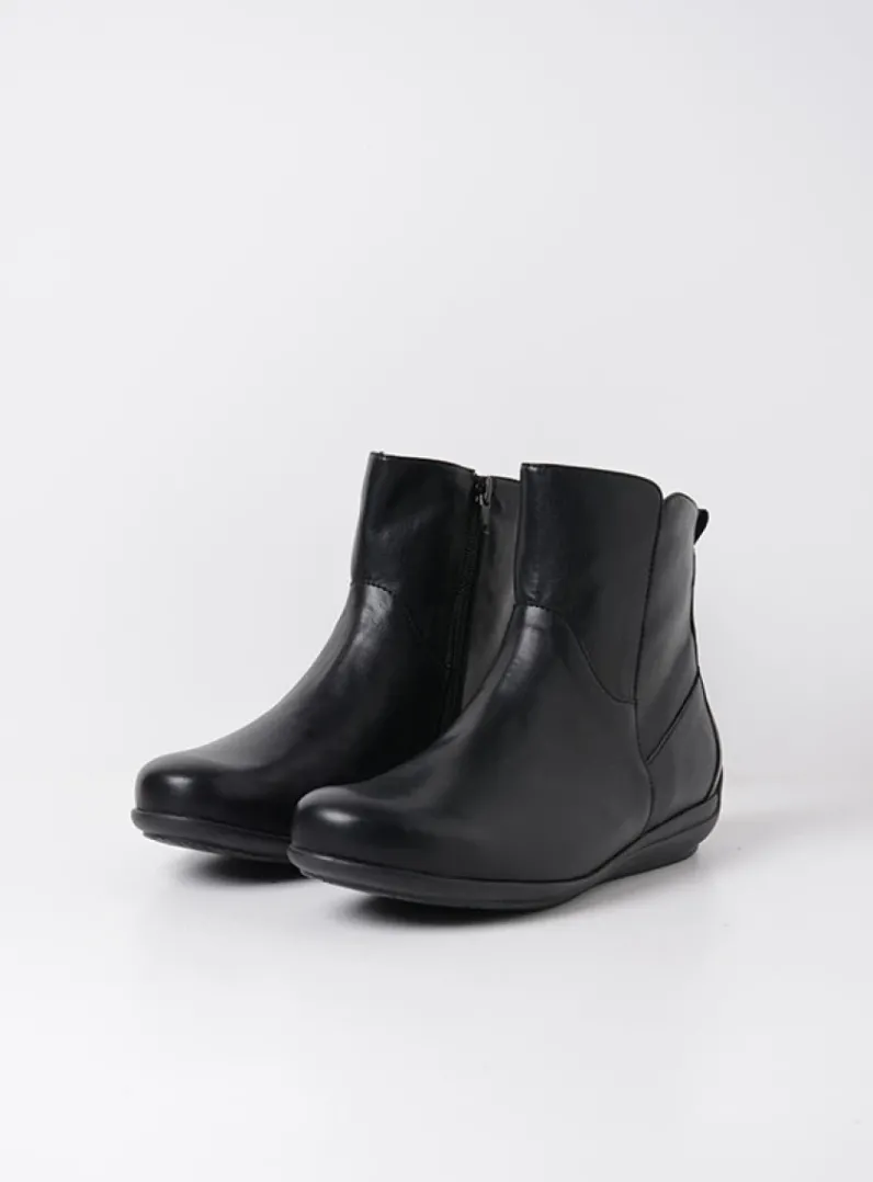 DAMES Wolky Herfst/Winter|Enkellaarsjes<Ryland F2F - zwart biocare