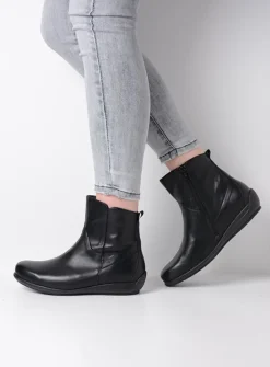 DAMES Wolky Herfst/Winter|Enkellaarsjes<Ryland F2F - zwart biocare