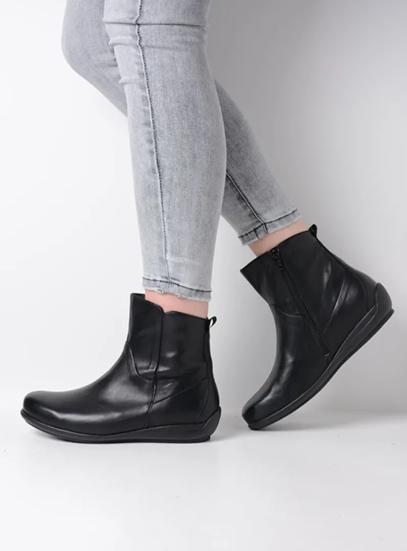 DAMES Wolky Herfst/Winter|Enkellaarsjes<Ryland F2F - zwart biocare