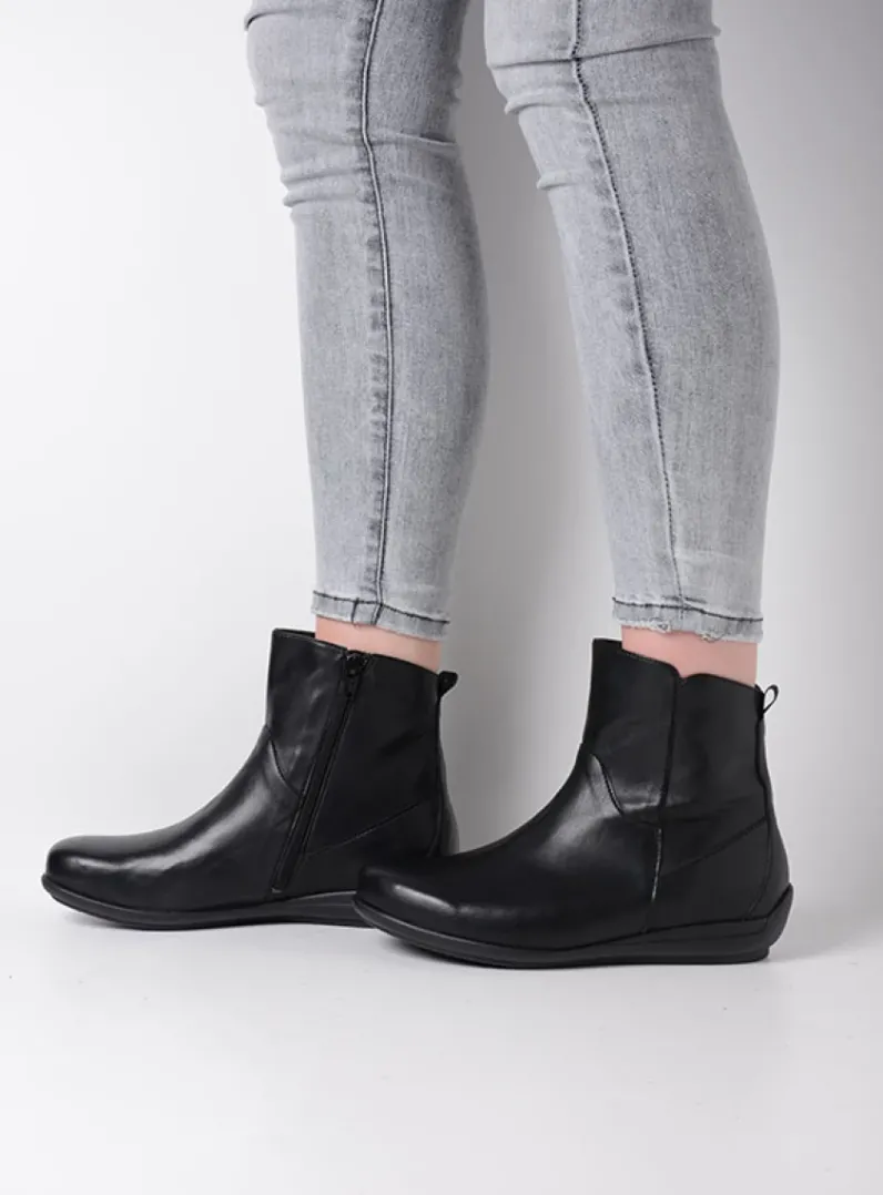 DAMES Wolky Herfst/Winter|Enkellaarsjes<Ryland F2F - zwart biocare