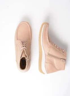 DAMES Wolky Hoge Veterschoenen<Salado - lichtbeige leer