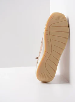 DAMES Wolky Hoge Veterschoenen<Salado - lichtbeige leer