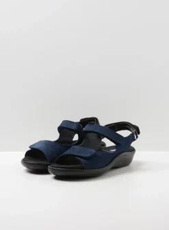 DAMES Wolky Sandalen<Salvia - denim nubuck