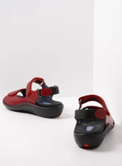 DAMES Wolky Sandalen<Salvia - rood leer