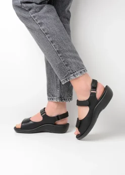 DAMES Wolky Sandalen<Salvia - zwart leer