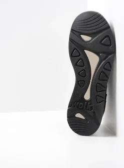 DAMES Wolky Lage Veterschoenen|Wandelschoenen<Sappho - blauw combi leer