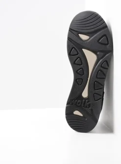 DAMES Wolky Lage Veterschoenen|Wandelschoenen<Sappho - donker taupe combi leer