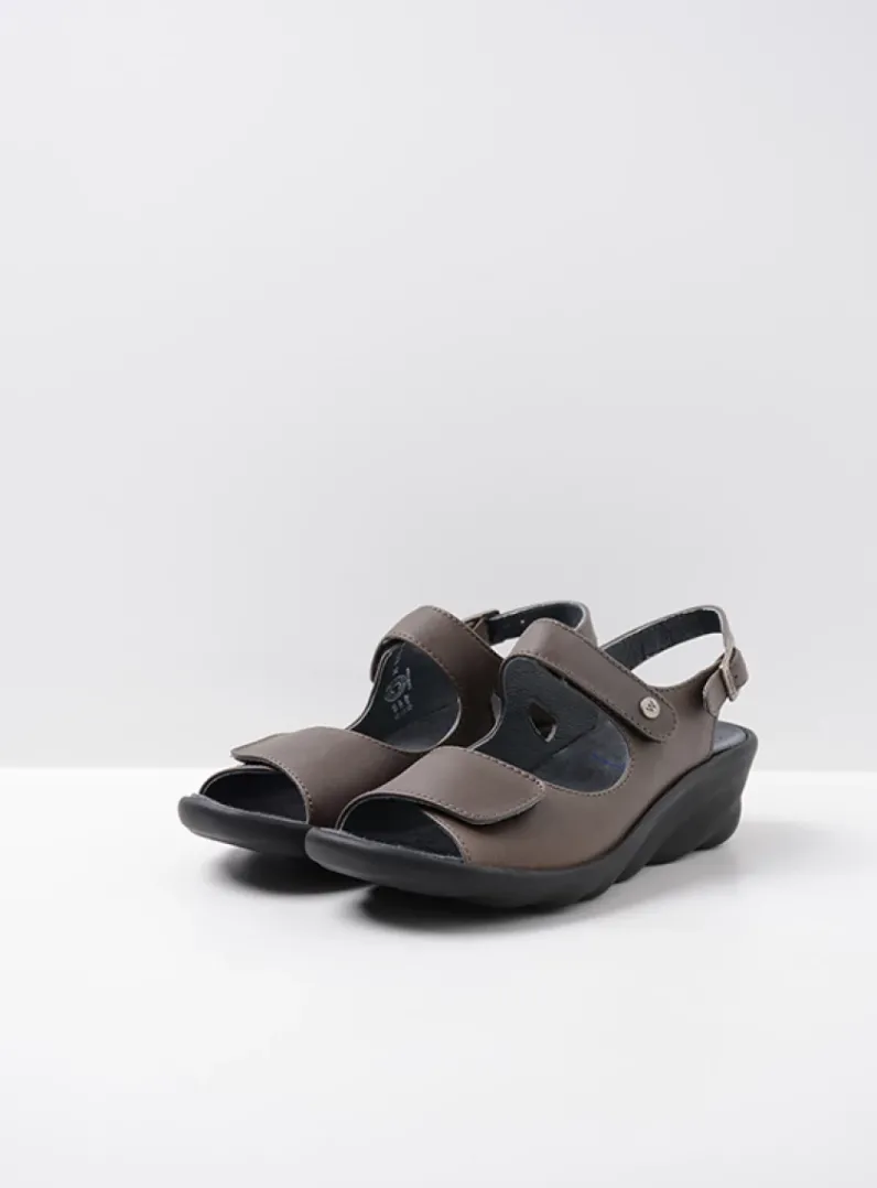 DAMES Wolky Sandalen<Scala - 30350 bruingrijs leer
