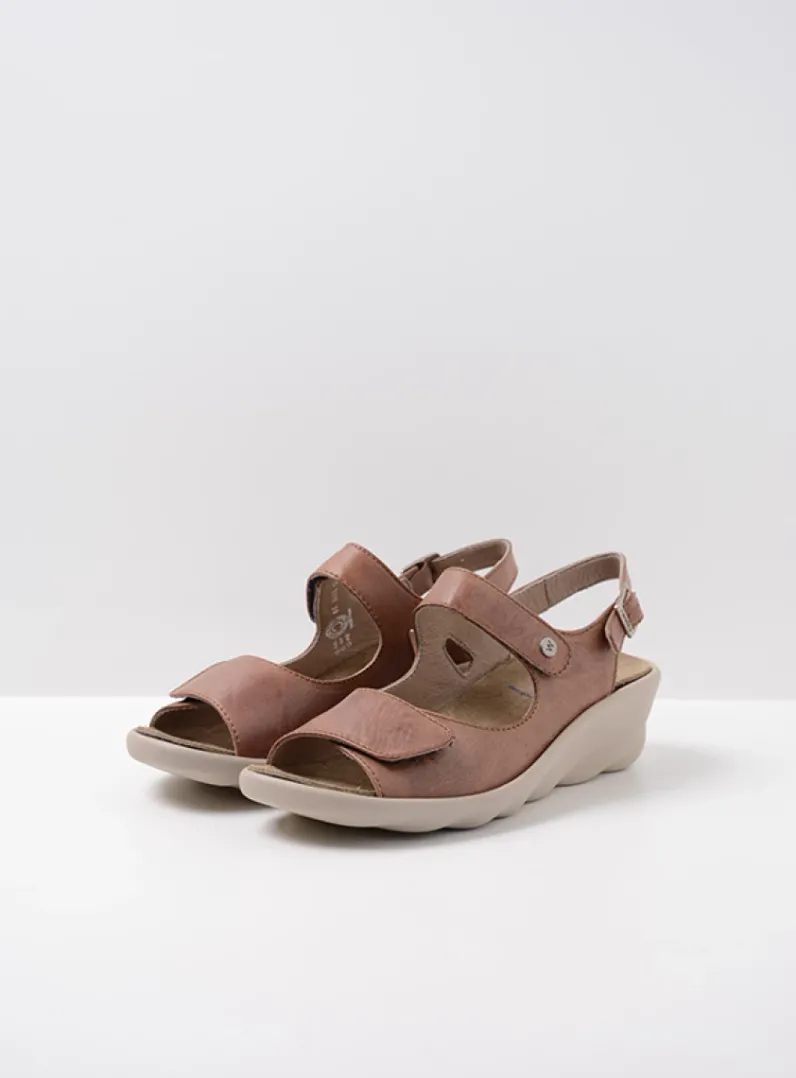 DAMES Wolky Sandalen<Scala - middenbruin leer