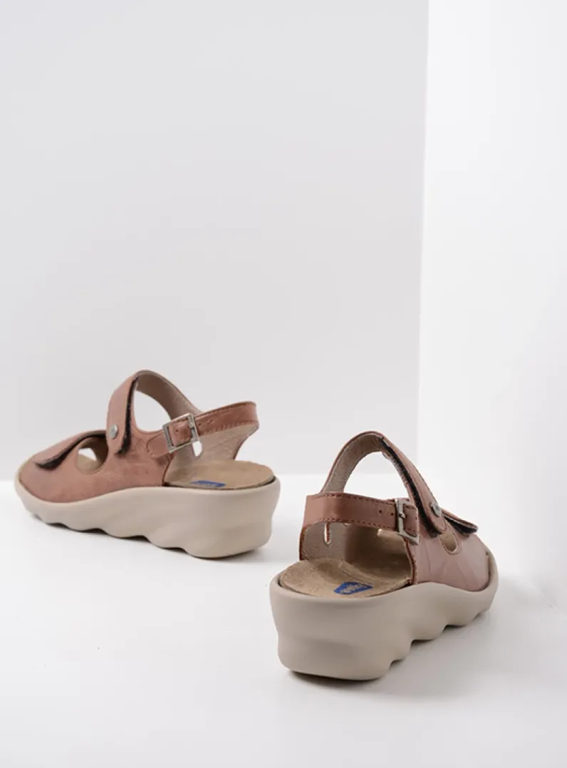 DAMES Wolky Sandalen<Scala - middenbruin leer