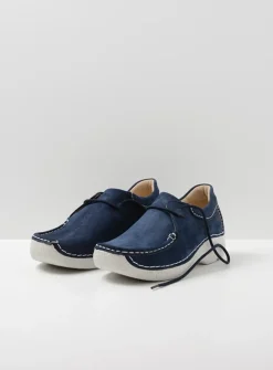 DAMES Wolky Lage Veterschoenen<Seamy Shoe - denim nubuck