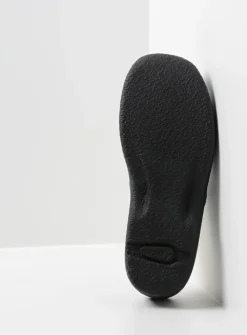 DAMES Wolky Slippers|Klompen<Seamy Slide - zwart geprint leer