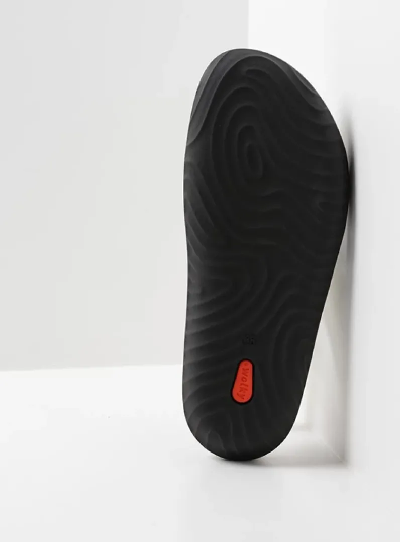 DAMES Wolky Slippers<Sense - blauw nubuck