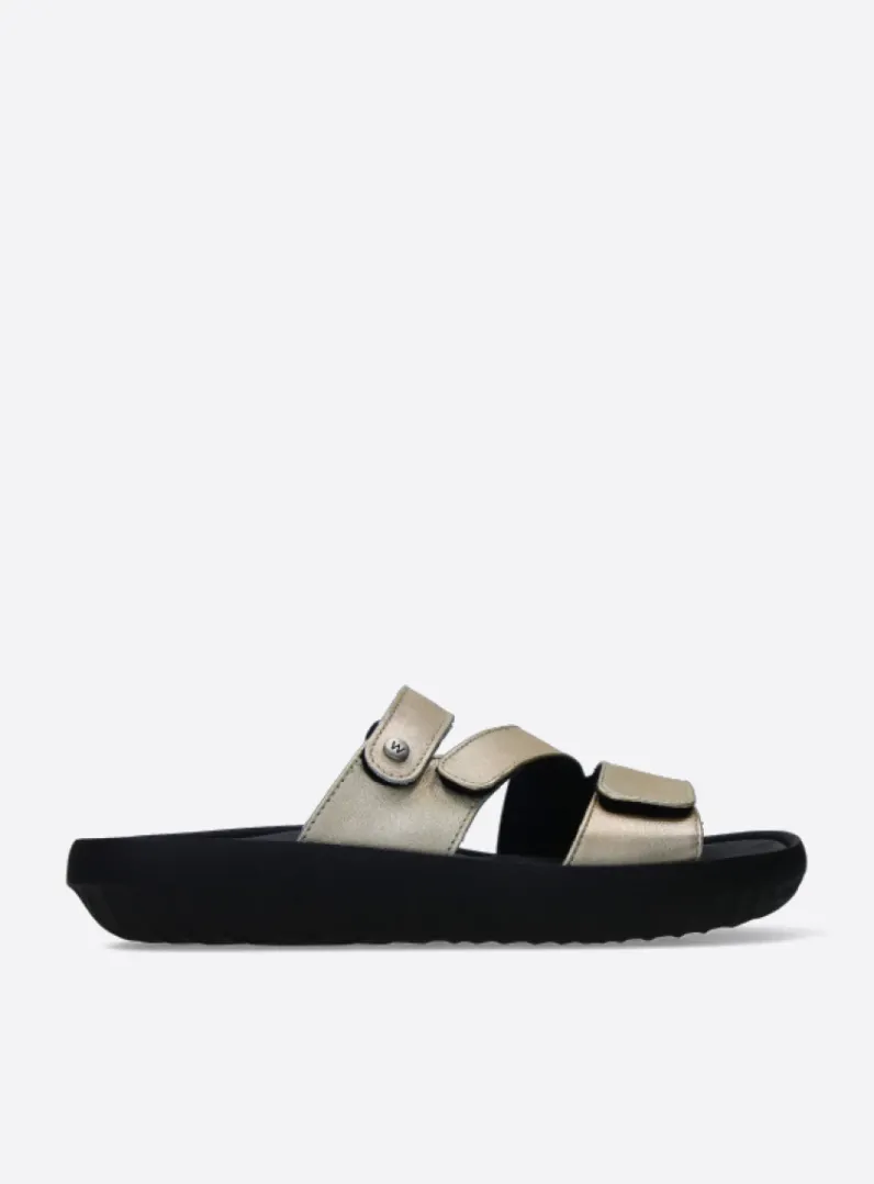 DAMES Wolky Slippers<Sense - goud leer