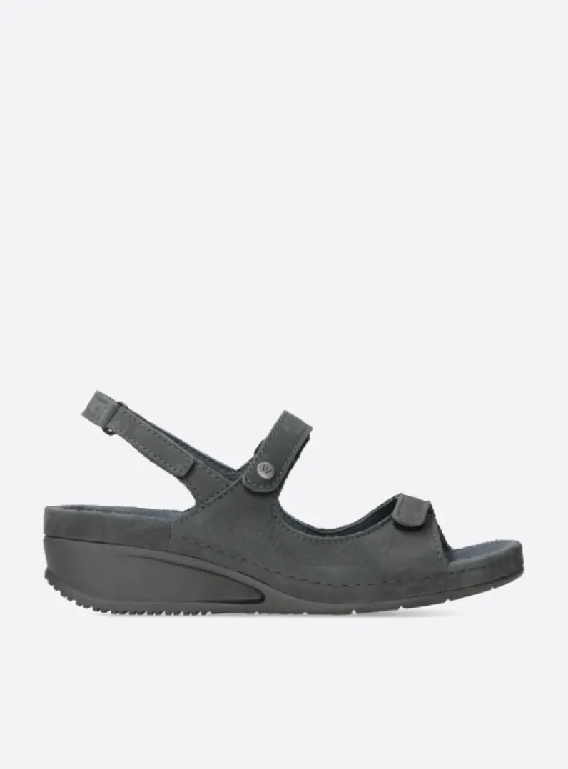 DAMES Wolky Sandalen<Shallow - grijs nubuck