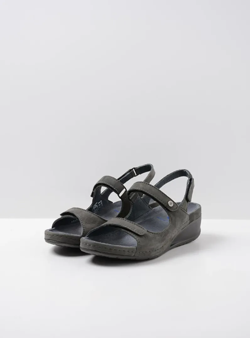 DAMES Wolky Sandalen<Shallow - grijs nubuck