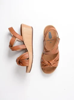 DAMES Wolky Sandalen<Sisal - cognac leer
