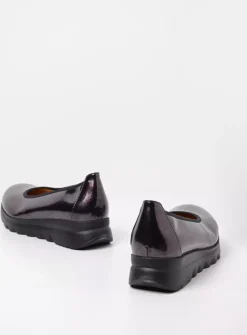 DAMES Wolky Instappers<Snallerina F2F - bordeaux lak biocare