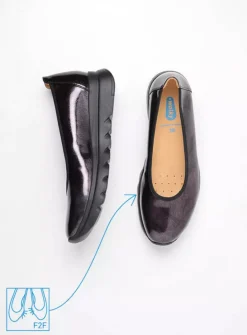 DAMES Wolky Instappers<Snallerina F2F - bordeaux lak biocare