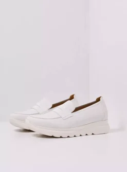 DAMES Wolky Instappers<Snoafer F2F - wit biocare