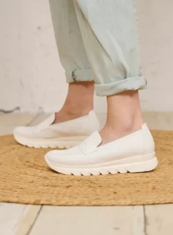 DAMES Wolky Instappers<Snoafer F2F - wit biocare