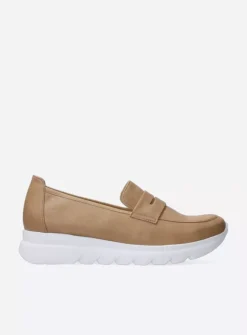 DAMES Wolky Instappers<Snoafer F2F - zand biocare