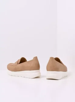 DAMES Wolky Instappers<Snoafer F2F - zand biocare