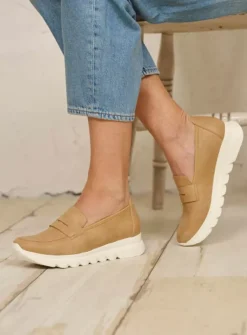 DAMES Wolky Instappers<Snoafer F2F - zand biocare