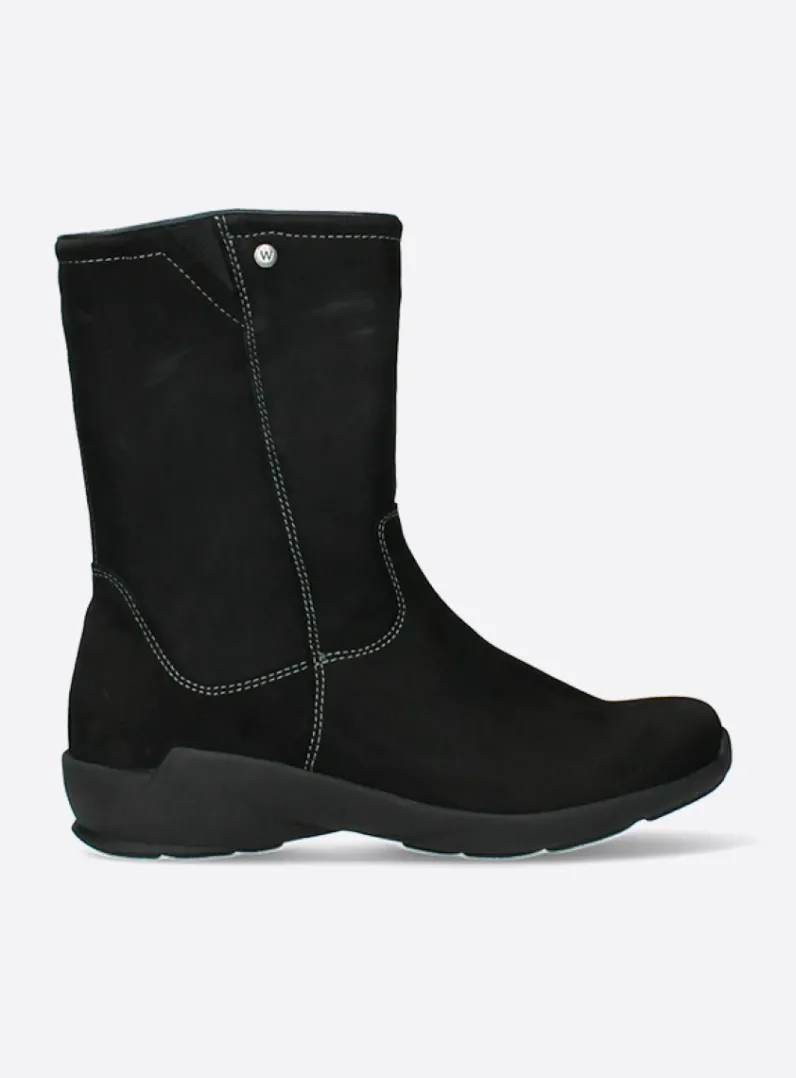 DAMES Wolky Herfst/Winter<Sole WR - zwart nubuck