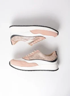 DAMES Wolky Lage Veterschoenen|Sneakers<Sprint - gebroken wit/nude combi leer
