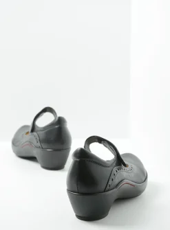 DAMES Wolky Herfst/Winter|Bandschoenen<Sud - zwart leer