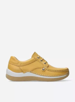 DAMES Wolky Lage Veterschoenen|Sneakers<Taranta - amber leer