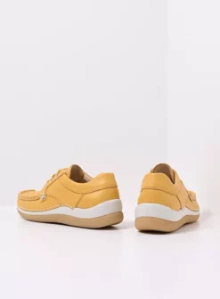 DAMES Wolky Lage Veterschoenen|Sneakers<Taranta - amber leer