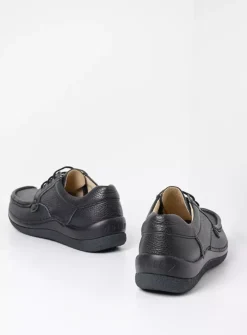 DAMES Wolky Lage Veterschoenen|Sneakers<Taranta - zwart leer