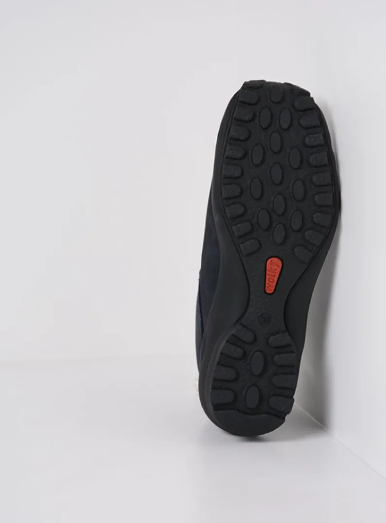 DAMES Wolky Hoge Veterschoenen|Herfst/Winter<Teton - blauw nubuck