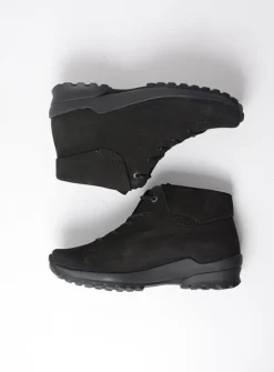 DAMES Wolky Hoge Veterschoenen|Herfst/Winter<Teton - zwart nubuck