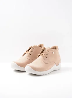 DAMES Wolky Hoge Veterschoenen|Wandelschoenen<Truth DB - beige nubuck