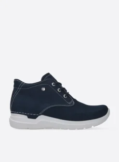 DAMES Wolky Hoge Veterschoenen|Wandelschoenen<Truth DB - denim nubuck