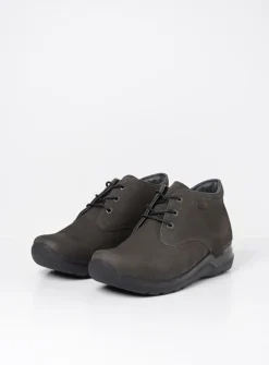 DAMES Wolky Hoge Veterschoenen|Wandelschoenen<Truth HV - asfalt nubuck