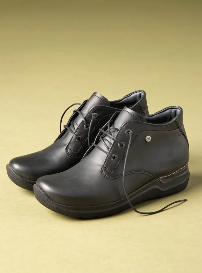 DAMES Wolky Hoge Veterschoenen|Wandelschoenen<Truth HV - cactus leer