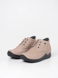 DAMES Wolky Hoge Veterschoenen|Wandelschoenen<Truth HV - safari nubuck