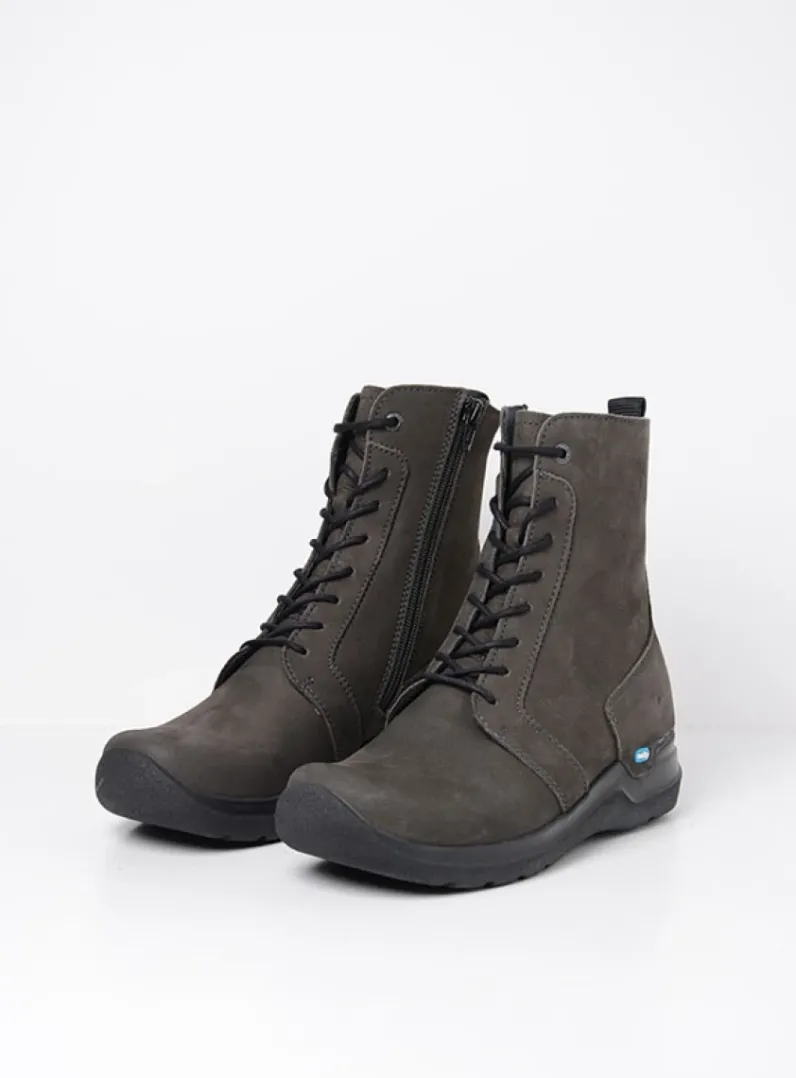 DAMES Wolky Hoge Veterschoenen|Veterlaarzen<Viper HV - asfalt nubuck