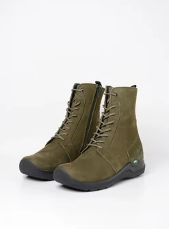 DAMES Wolky Hoge Veterschoenen|Veterlaarzen<Viper HV - pesto groen nubuck