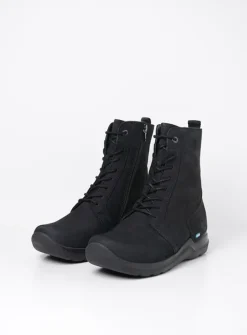 DAMES Wolky Hoge Veterschoenen|Veterlaarzen<Viper HV - zwart nubuck